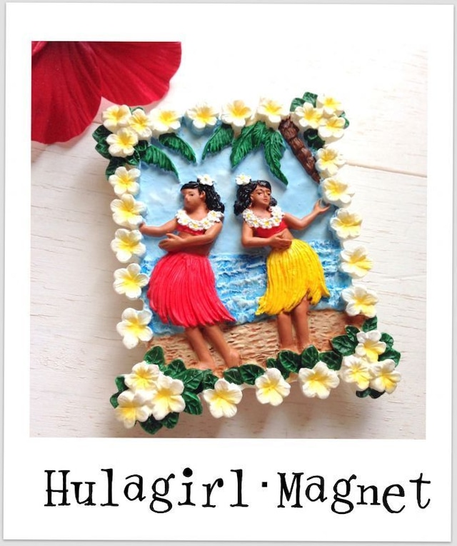 hawaii マグネット’2 Hula　girl