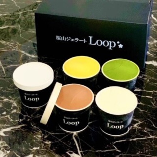 飛ぶアイス 4個入 桜山ジェラートLoop