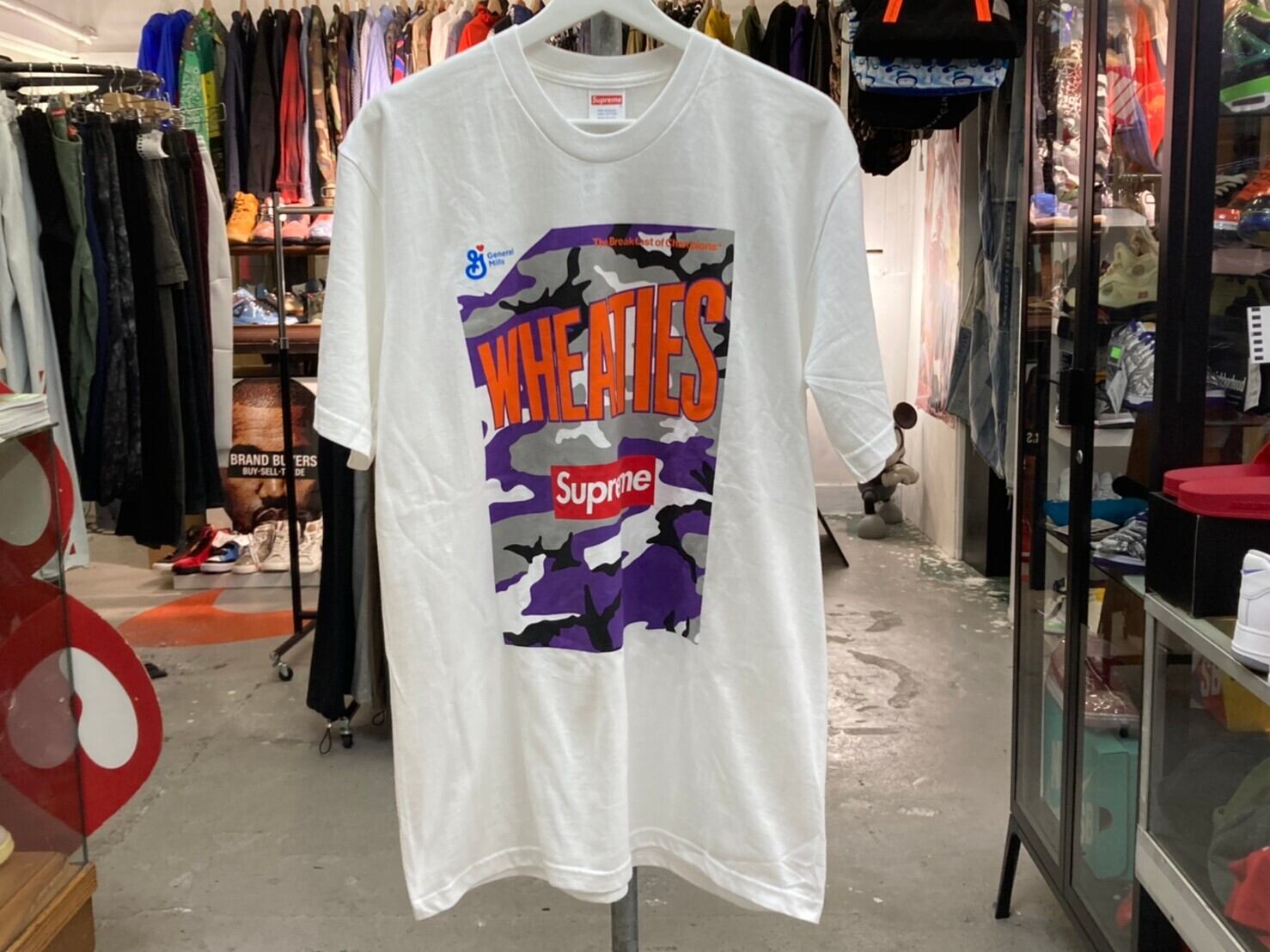 21SS Supreme Wheaties Tee Black XLサイズ