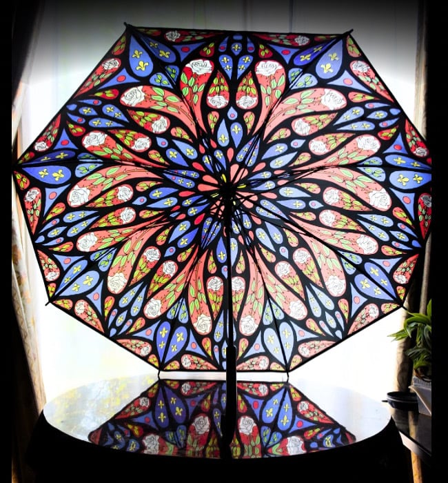 ステンド ガラス バラ 窓 薔薇 ステンドグラス・ランプ Stained glass