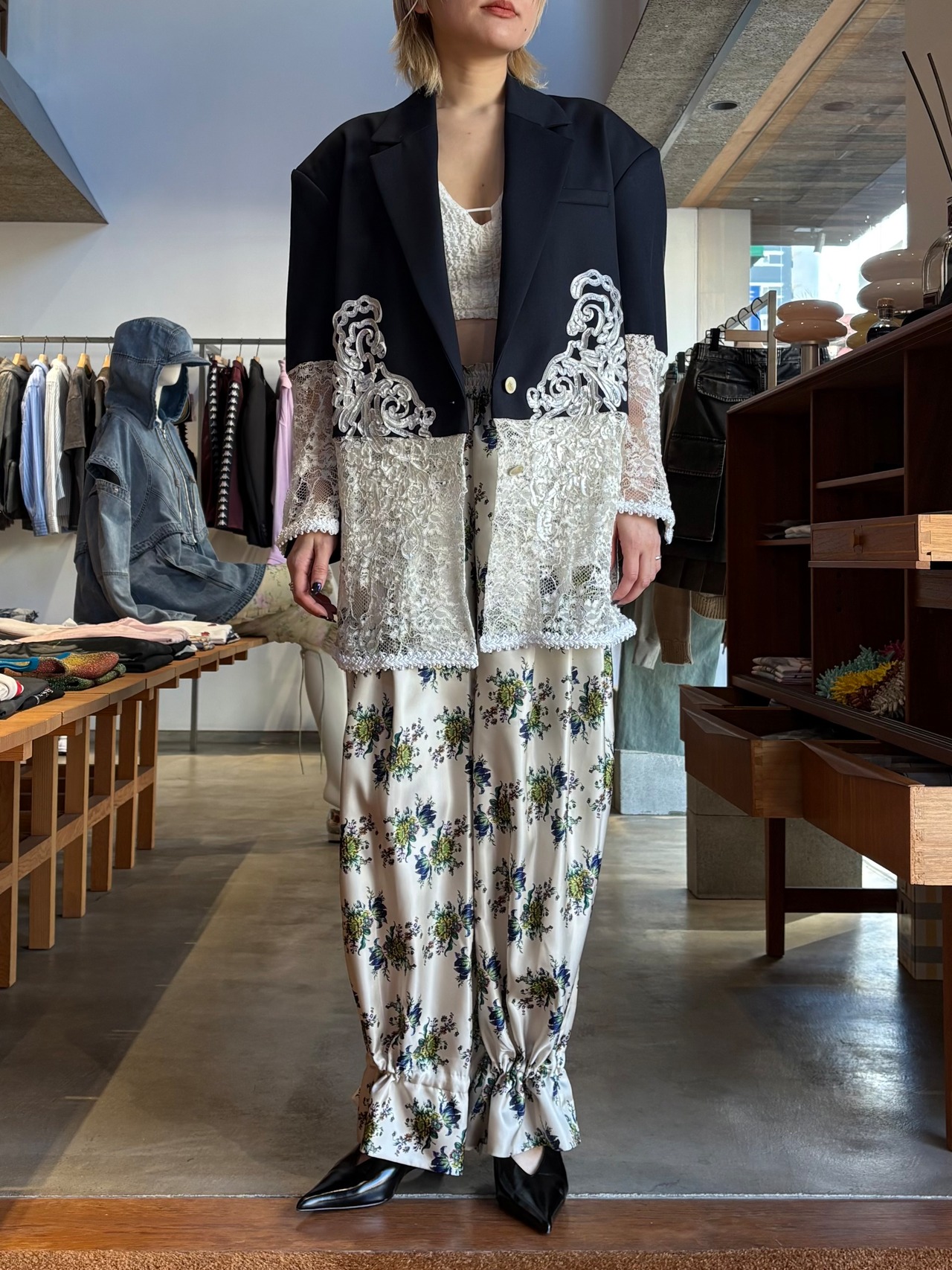 【26SS】FUMIE TANAKA フミエタナカ / lace JK / ジャケット - 4