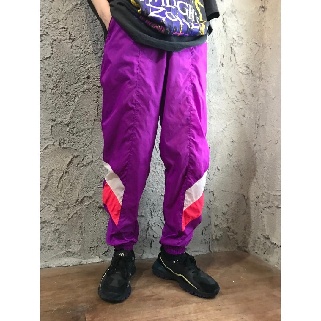 おまけ付】 US 90s NIKE ナイロンパンツ ワイドパンツ Y2K 袴 形状 D