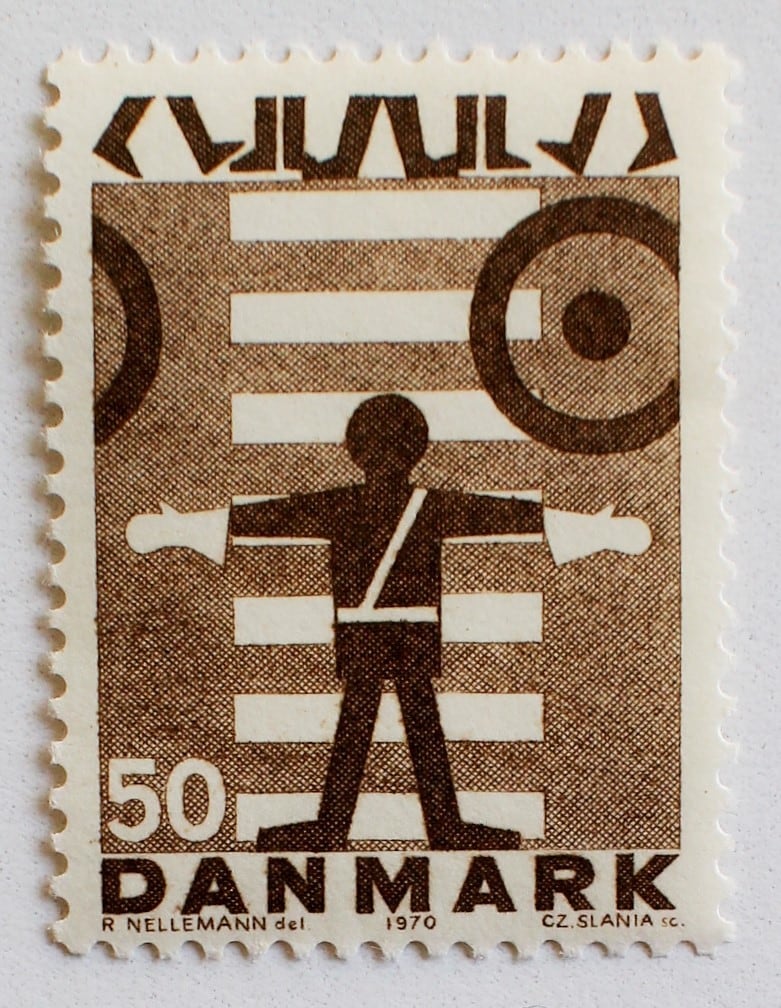 交通整理 / デンマーク 1970 | Stempel ― 旅する切手 ―