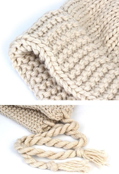 ☆SEVENTEEN ウォヌ 着用！！【UNIVERSAL CHEMISTRY】Rope Beige Knit