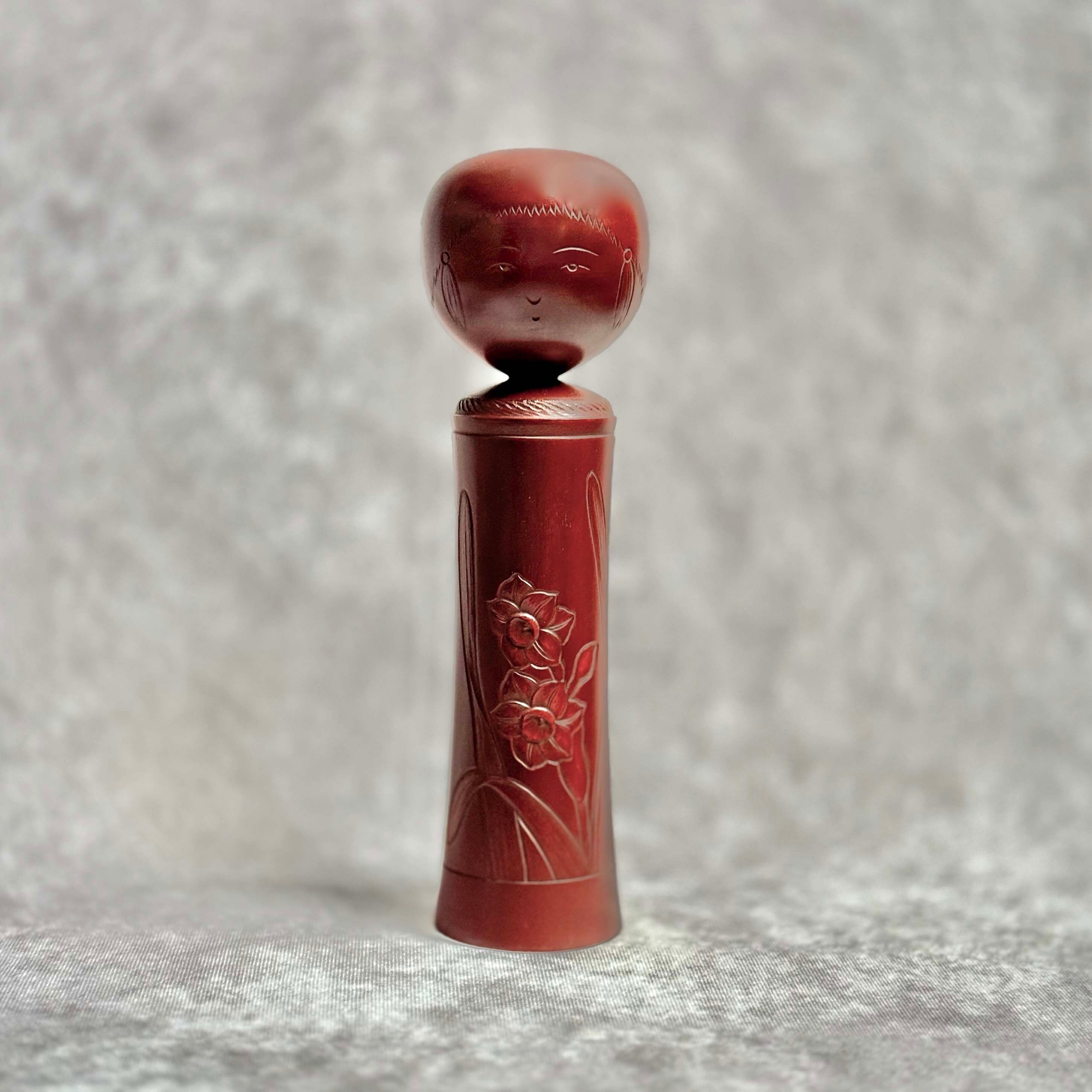 伝統工芸「鎌倉彫こけし」(No.56)