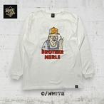 RSC×BROTHERMERLE FU●K じいちゃん ロングスリーブ　T-シャツ