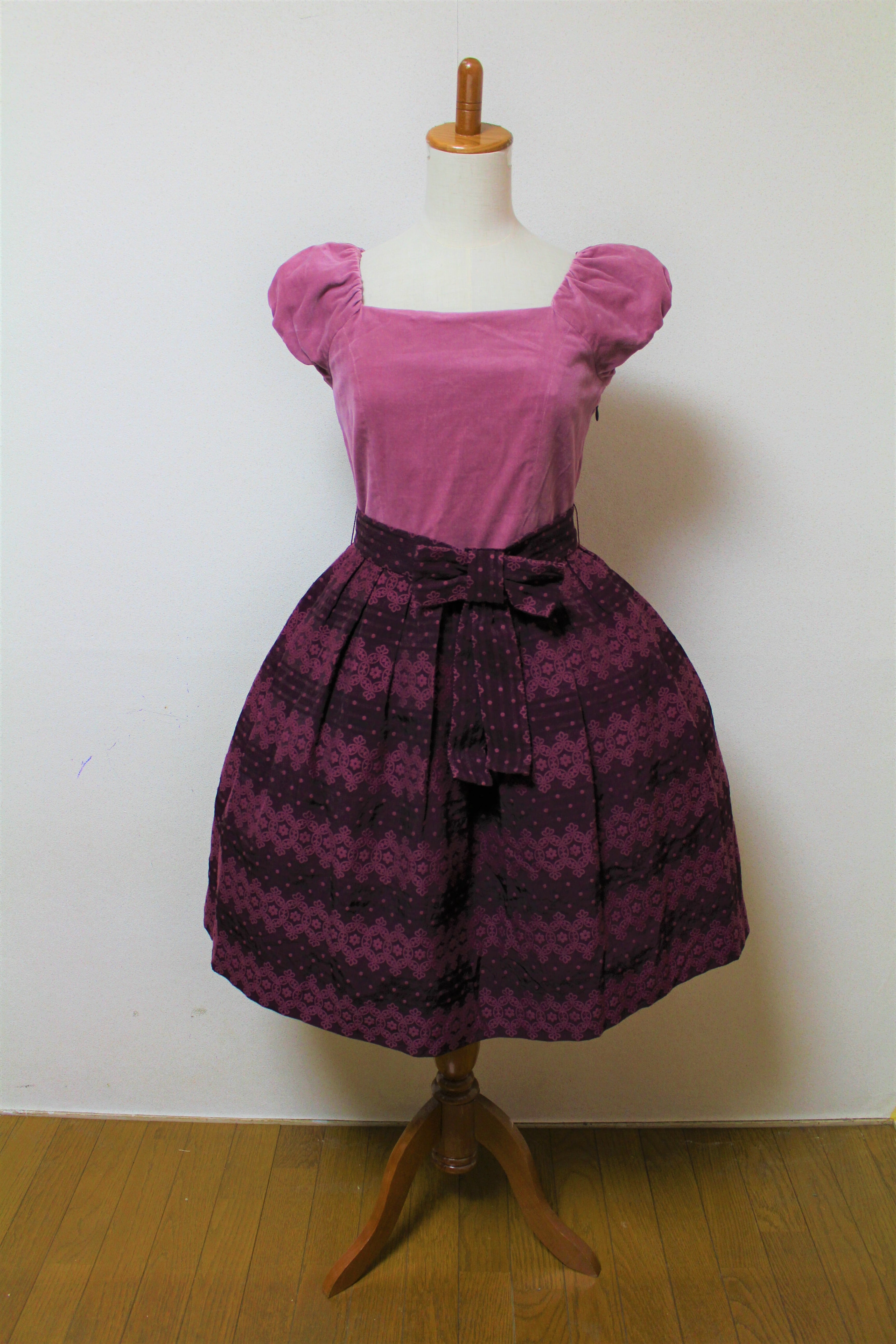 Jane Marple ジェーンマープル ベルト付きワンピース