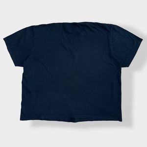 【PARISH NATION】6XL Tシャツ 超ビッグシルエット ビッグサイズ ロゴ プリント 半袖 黒 US古着