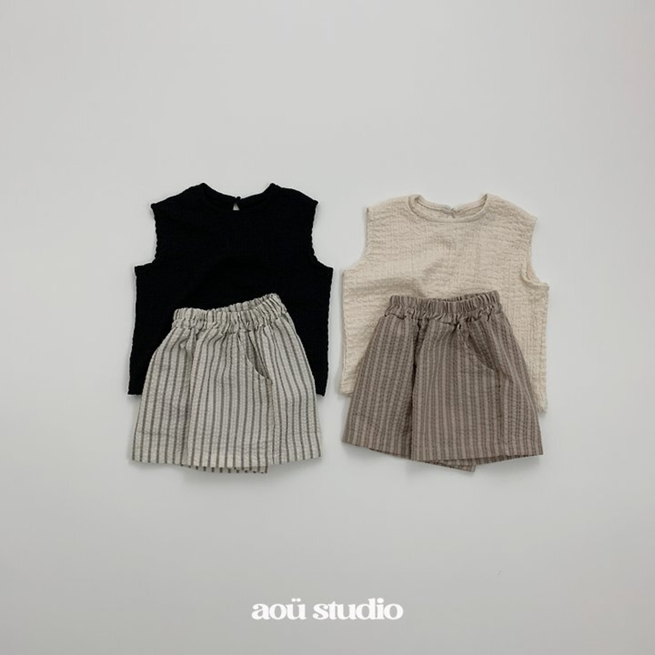 【取寄/韓国直送】aou studio 26/SM ピノSET｜夏服｜韓国子供服