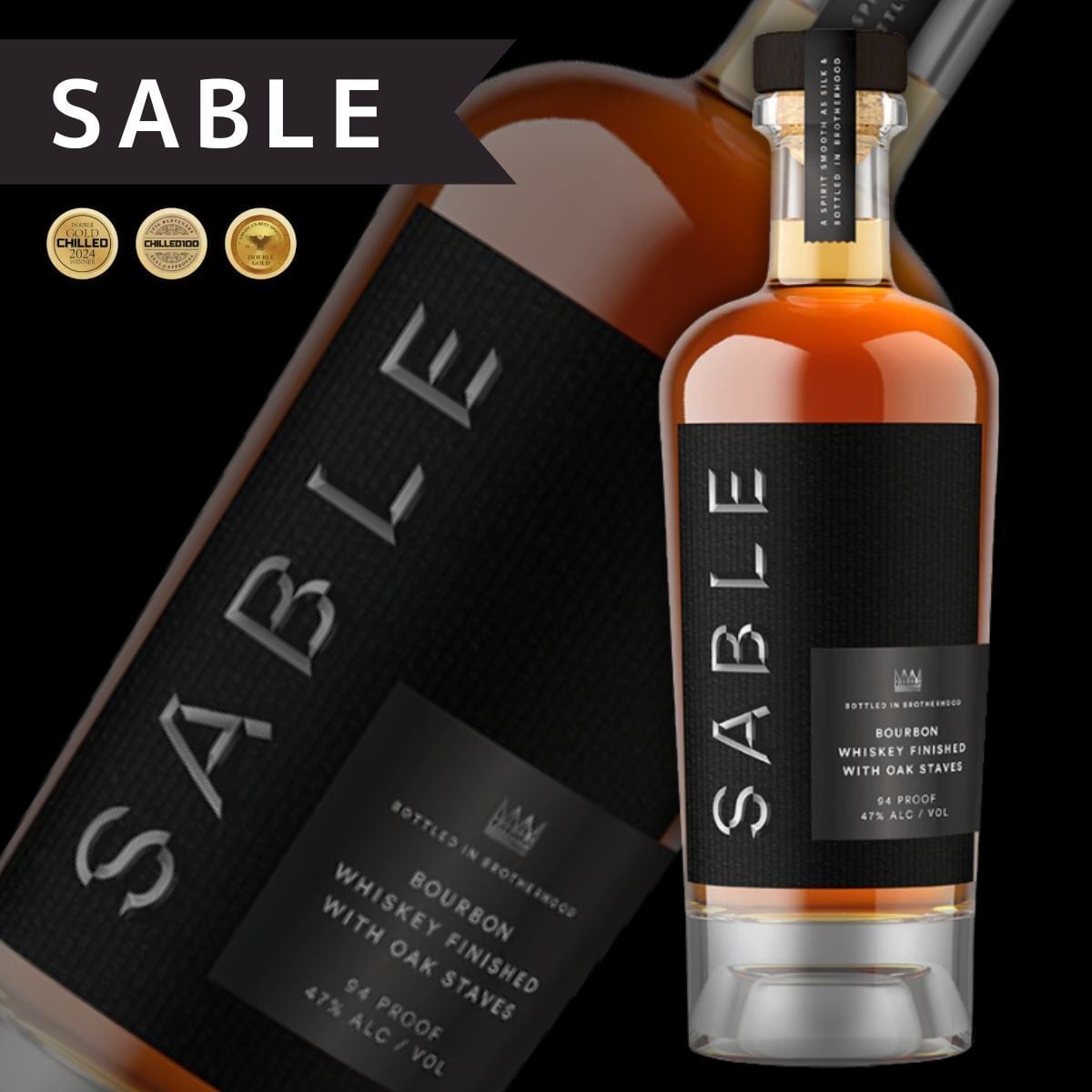 SABLE セイブル バーボンウイスキー 正規品 750ml 47度 96プルーフ