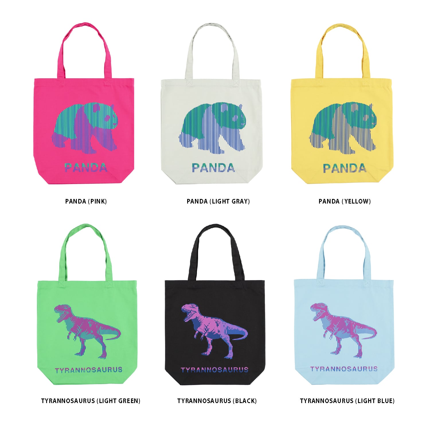 ムンカー錯視トートバッグ Munker illusion bags【Color Print Project