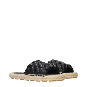 【新品】BOTTEGA VENETA ボッテガヴェネタ レディース スライドサンダル レザー ブラック 775339V3VL01000