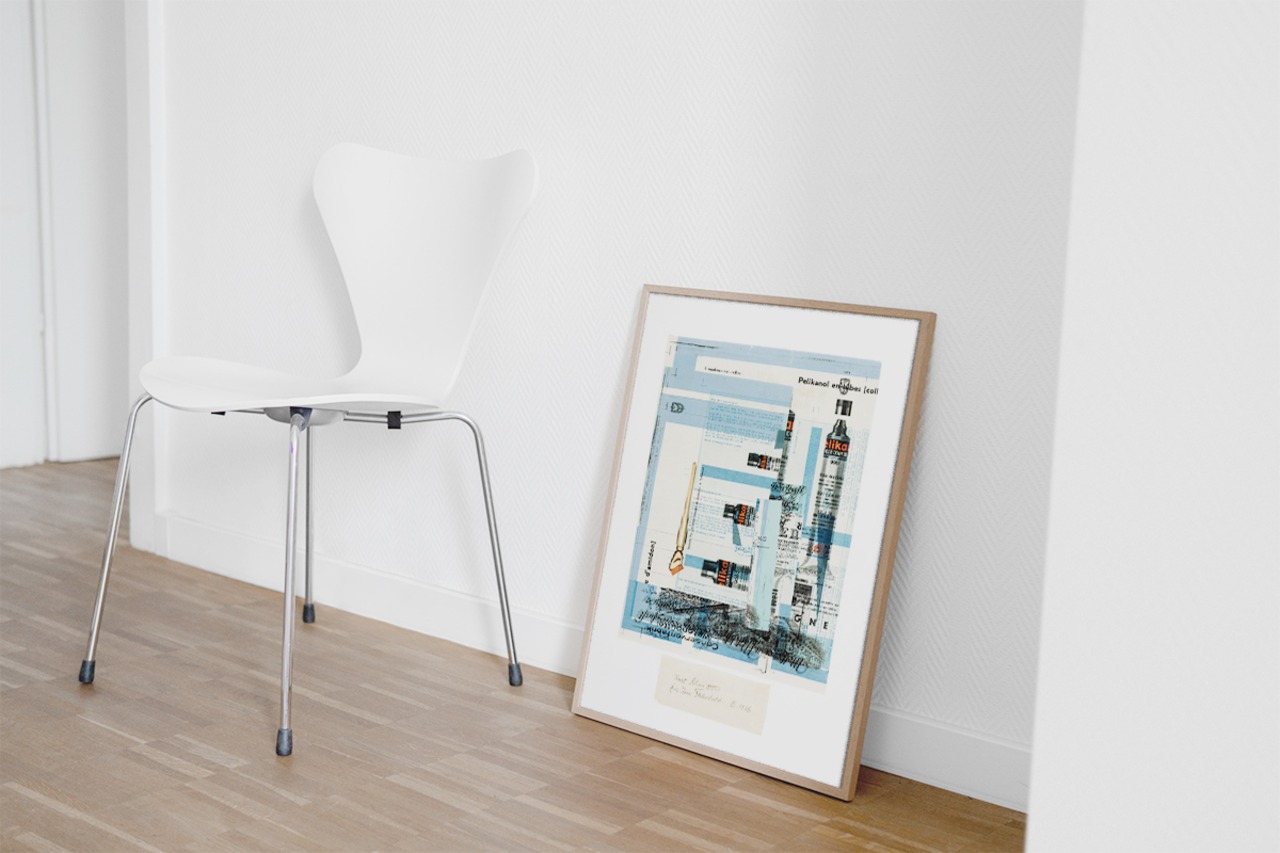 クルト・シュヴィッタース Fur Jan Tschichold コラージュ アートポスター メルツ絵画 ダダイズム メルツバウ 名画 絵画 ポスター アートパネル 特大 AP215 - 3