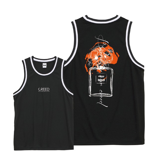 《CREED》MUKUGE tank top / Black&White
