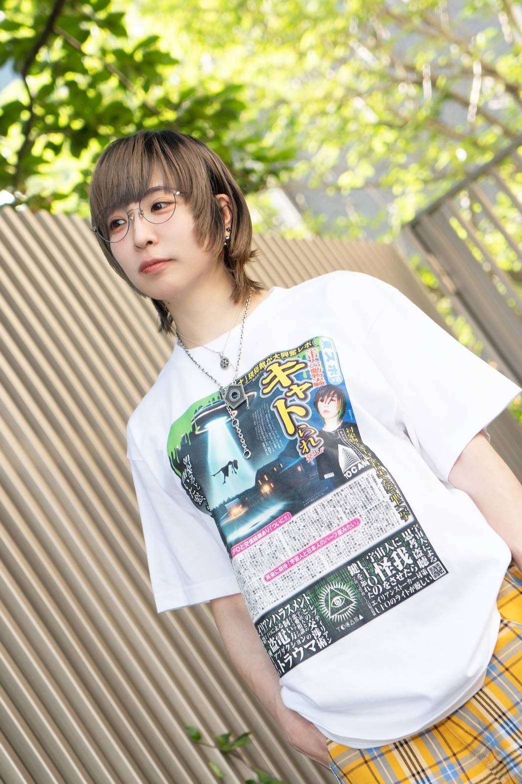 キャトられテーシャツ ホワイト/カラー | トウキョウスポーツONLINE SHOP