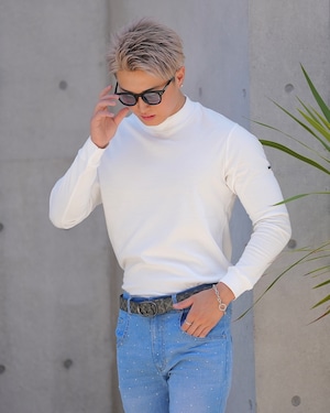 MOCK NECK PULL OVER【BEL-M-028】