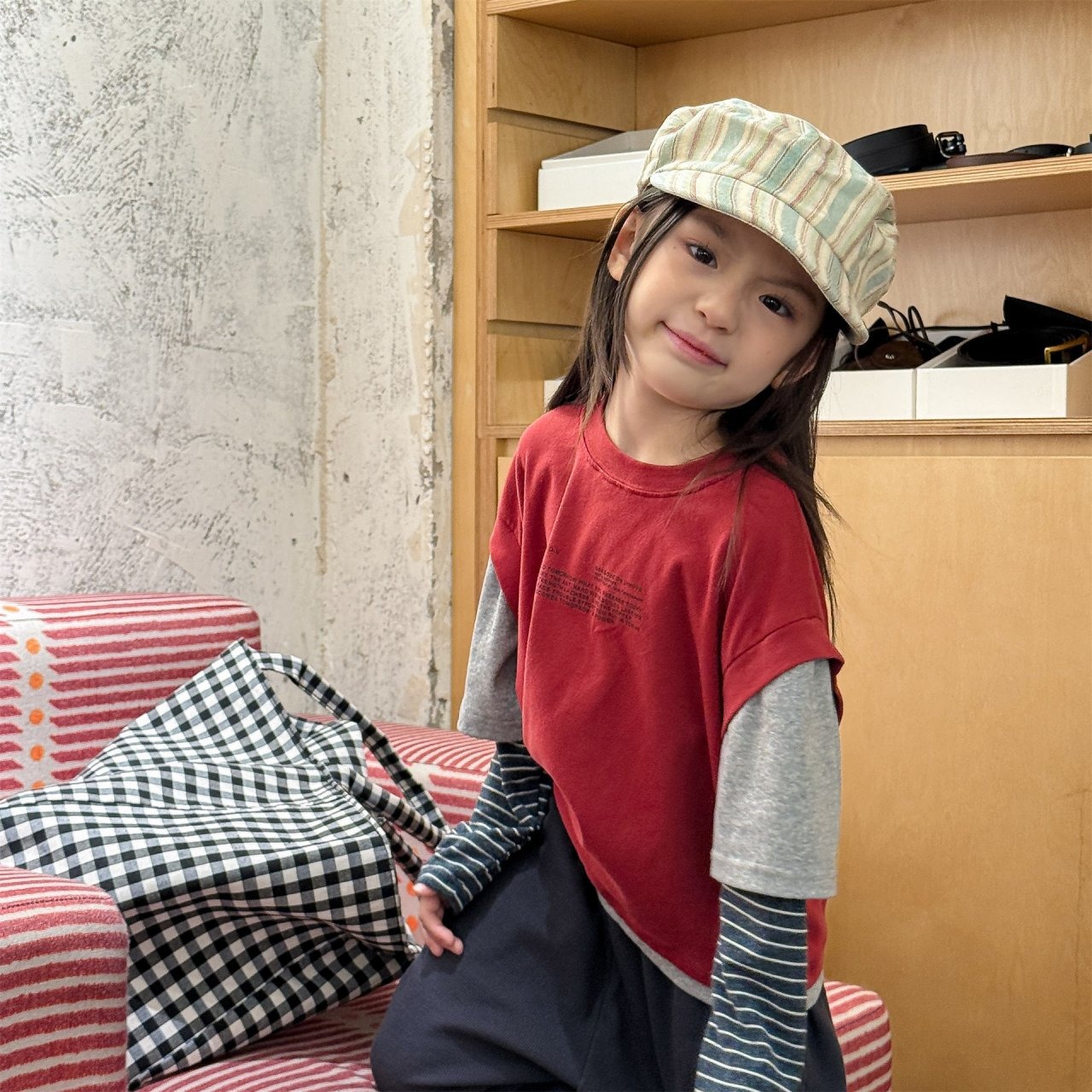 [bdiary] Doar Layered Tee Shirt / [비다이어리] 도아르레이어드티셔츠
