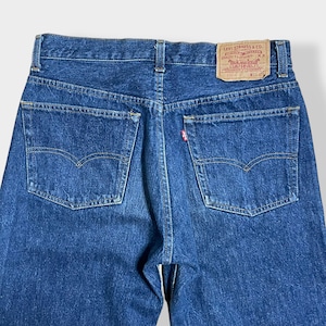 【LEVI'S】80s USA製 デニム ジーパン ジーンズ 501xx W33 ボタン裏 刻印555 バレンシア工場 リーバイス ヴィンテージ ダメージジーンズ 雰囲気系 US古着