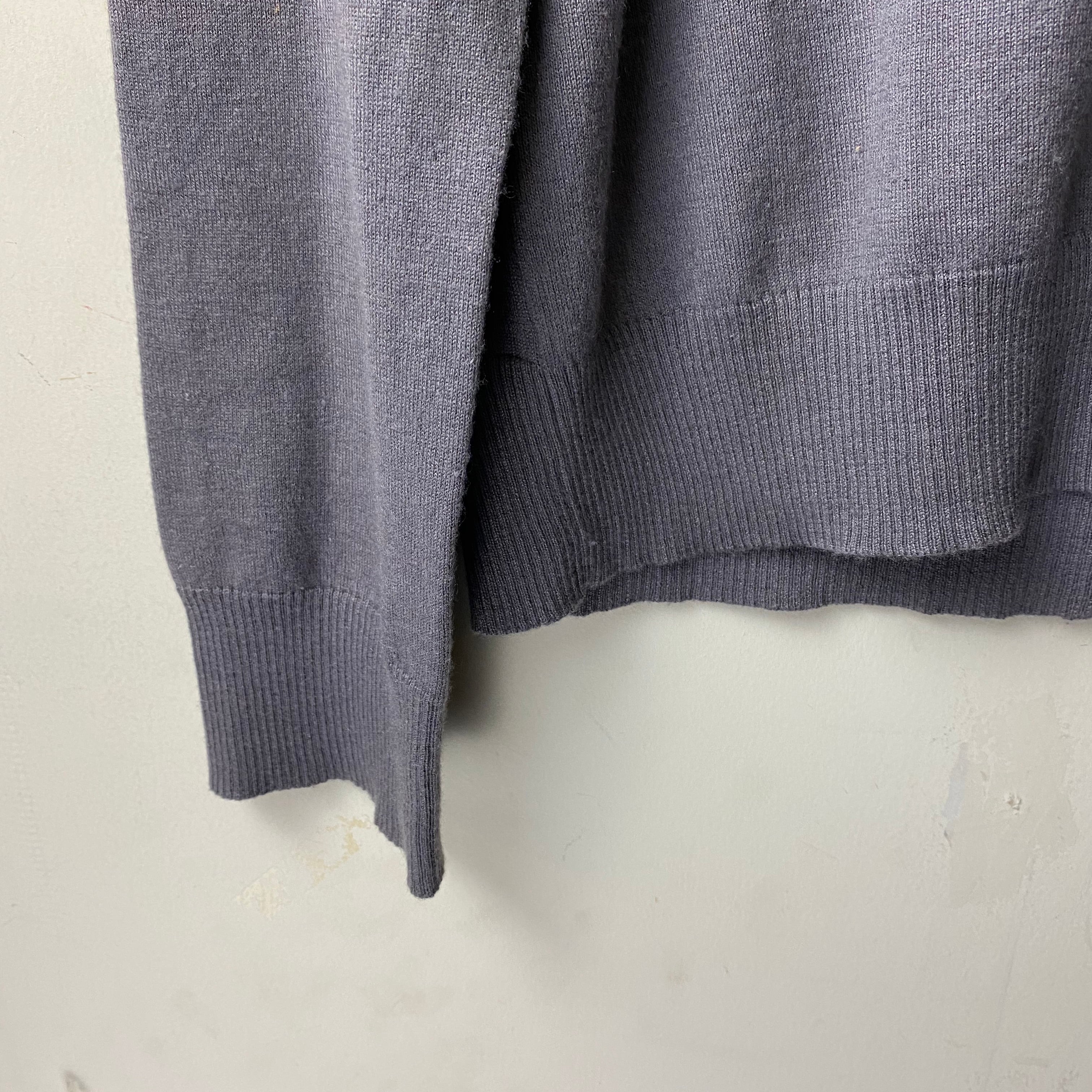 JOHN GALLIANO cashmere×silk v-neck sweater | NOIR ONLINE