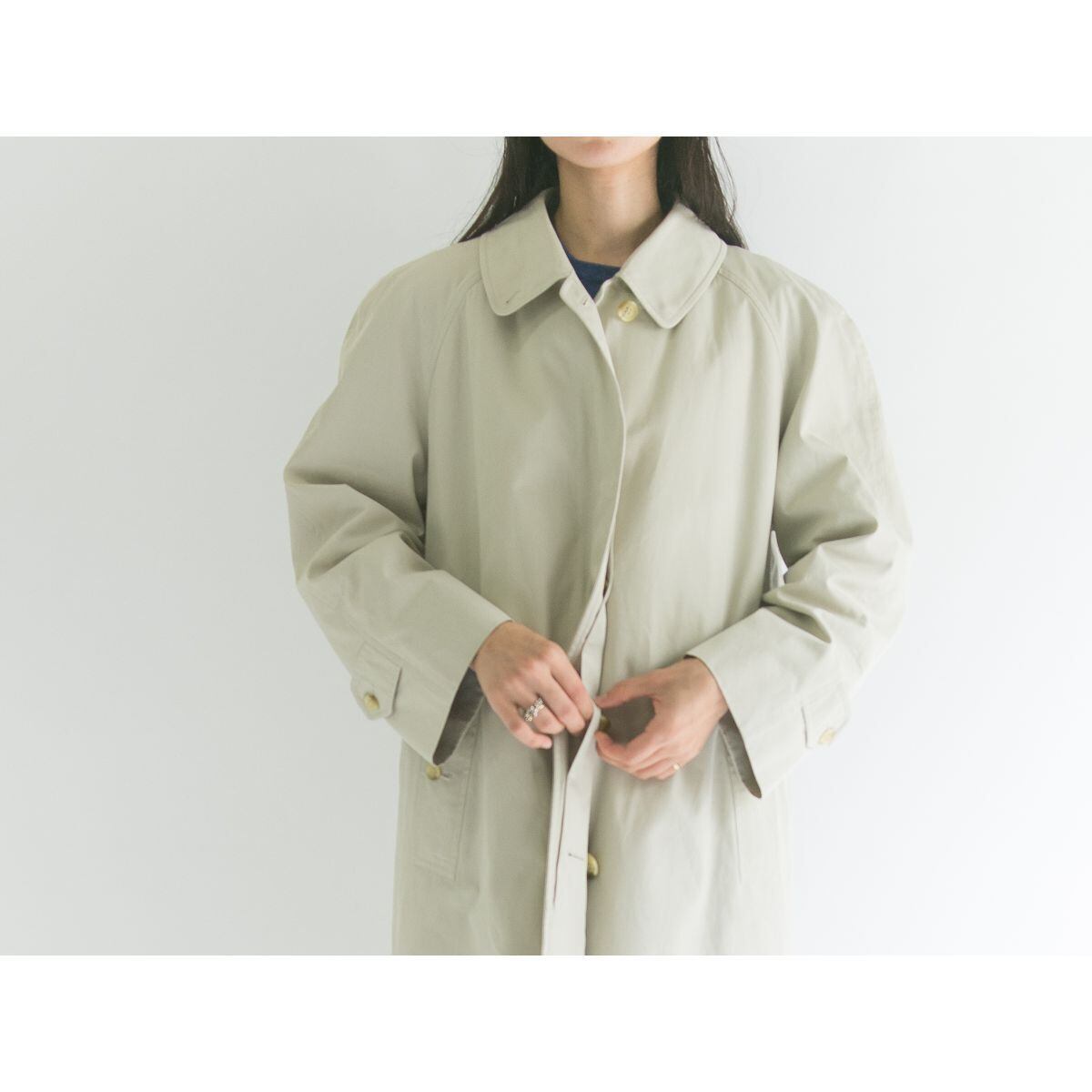 【90s Burberry's】over coat（バーバリー コットン オーバーコート）11b