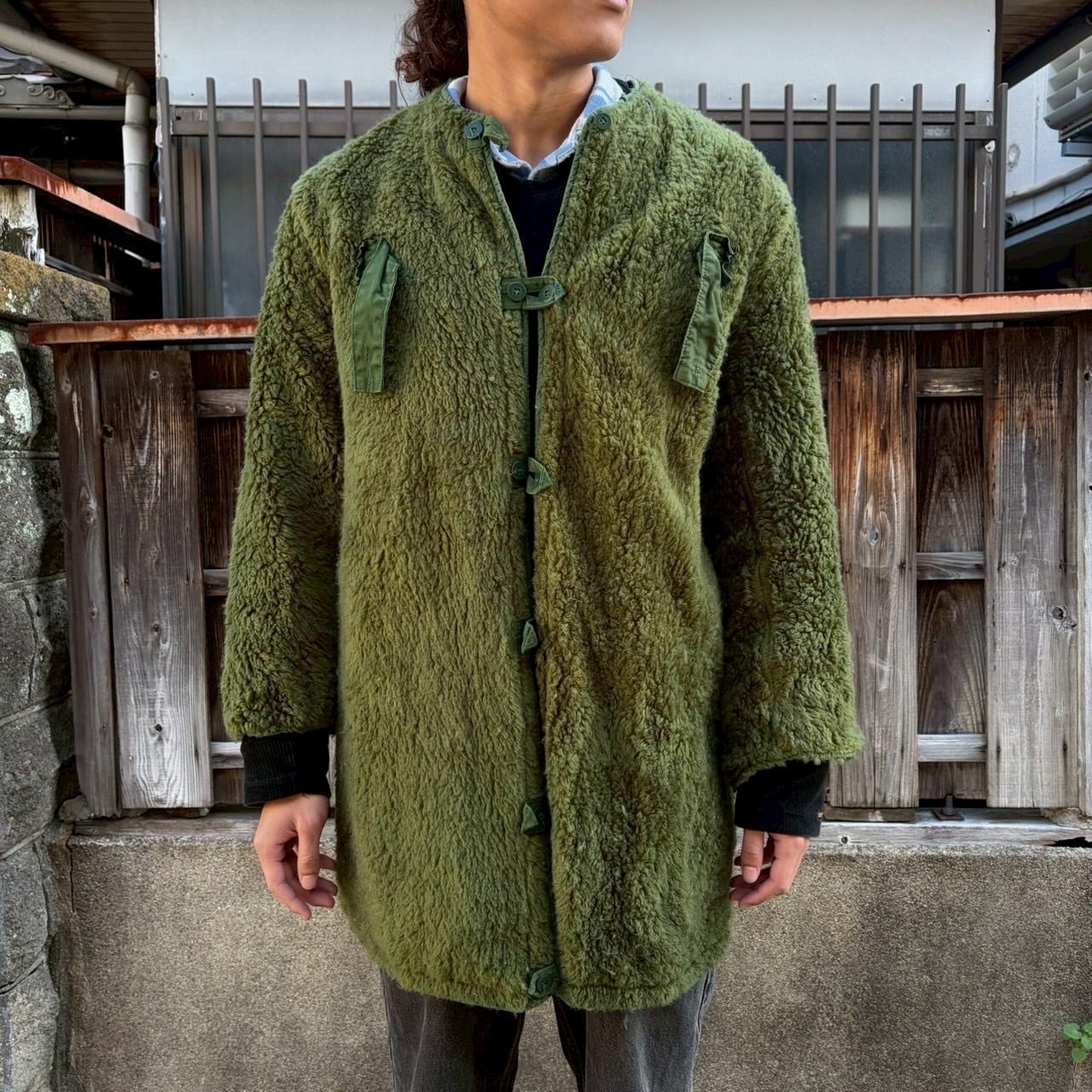 60sスウェーデン軍 M59 フィールドコート モッズコート 60s スウェーデン軍実物 M-59 ミリタリー フィールドコート モッズ