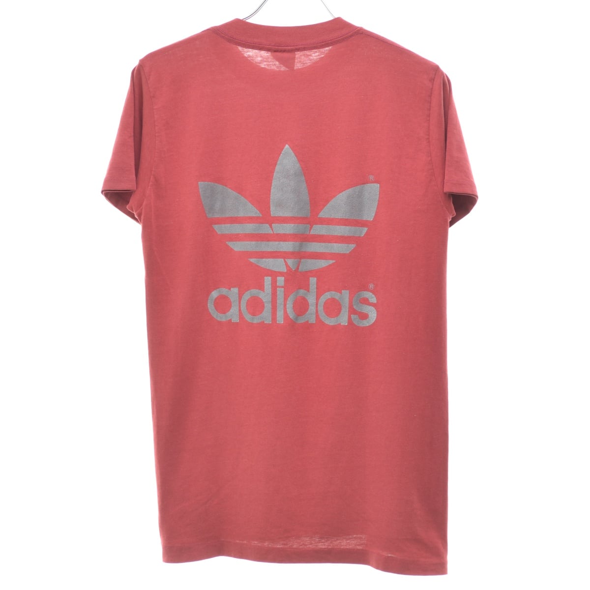 希少！adidas 80s USA製 両面トレフォイルロゴ ビンテージ Tシャツ