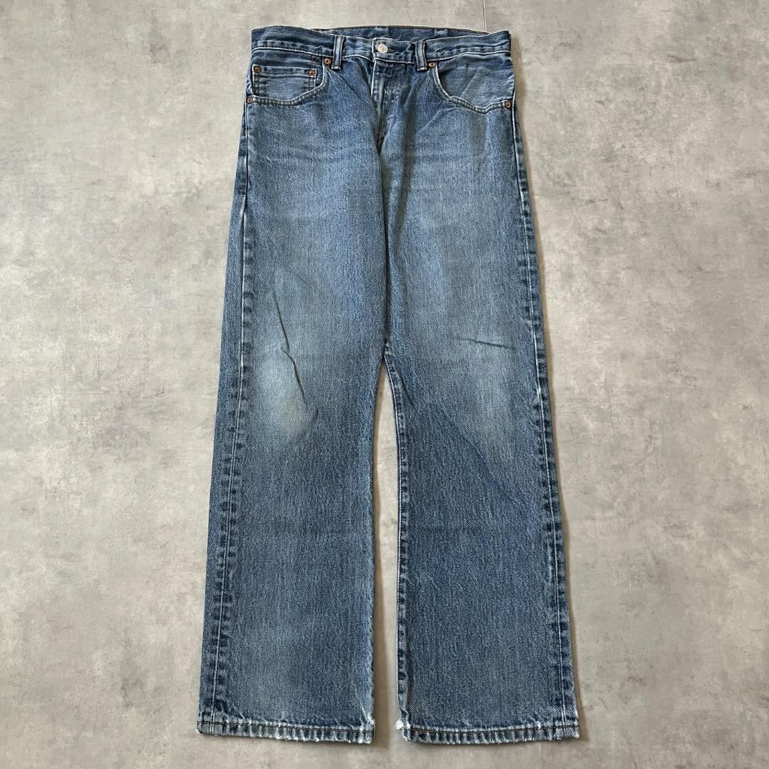 リーバイス517 Levis W31 フレアデニム 青 ボトム 古着 17023
