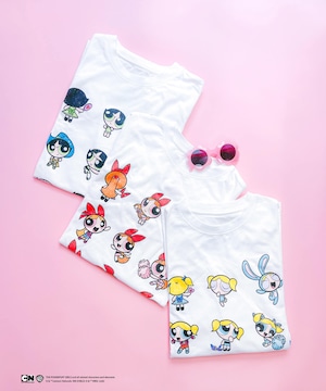 F262003_The Powerpuff Girls×Flapper いろんなガールズロンT