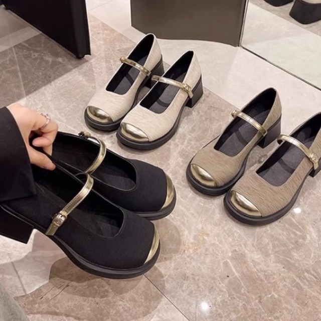 メタルポイントガーリーパンプス　PA00141