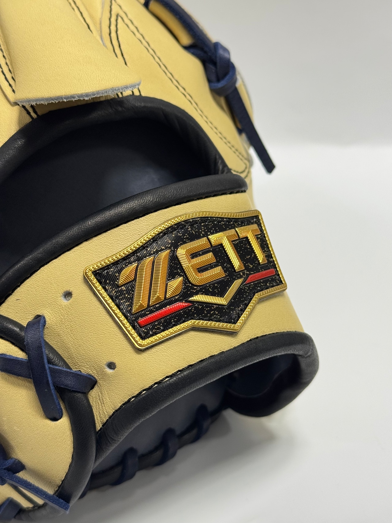 ZETT PROSTATUSーゼットプロステイタス michii supreme order 硬式グローブ ゼットミチイオリジナルグラブ 右投げ用 611型 (岩崎優選手モデル) パステルブラウン×ナイトブラック・画像8