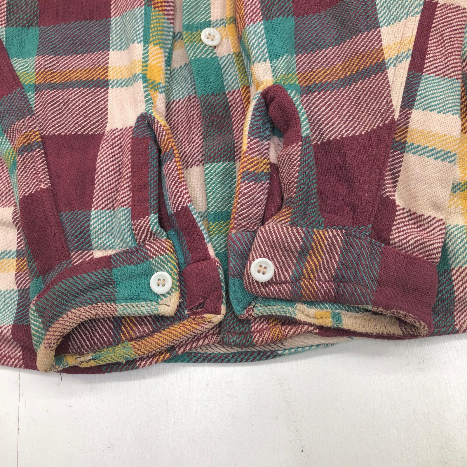 KING KOLE キングコール 50- 60年代 コットン ヘビーネル パイルネル