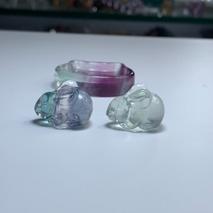 04.可愛いフローライト･うさぎさんセット