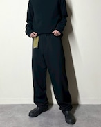 17SS Yohji Yamamoto POUR HOMME Wool Gabardine Wide Easy Pants