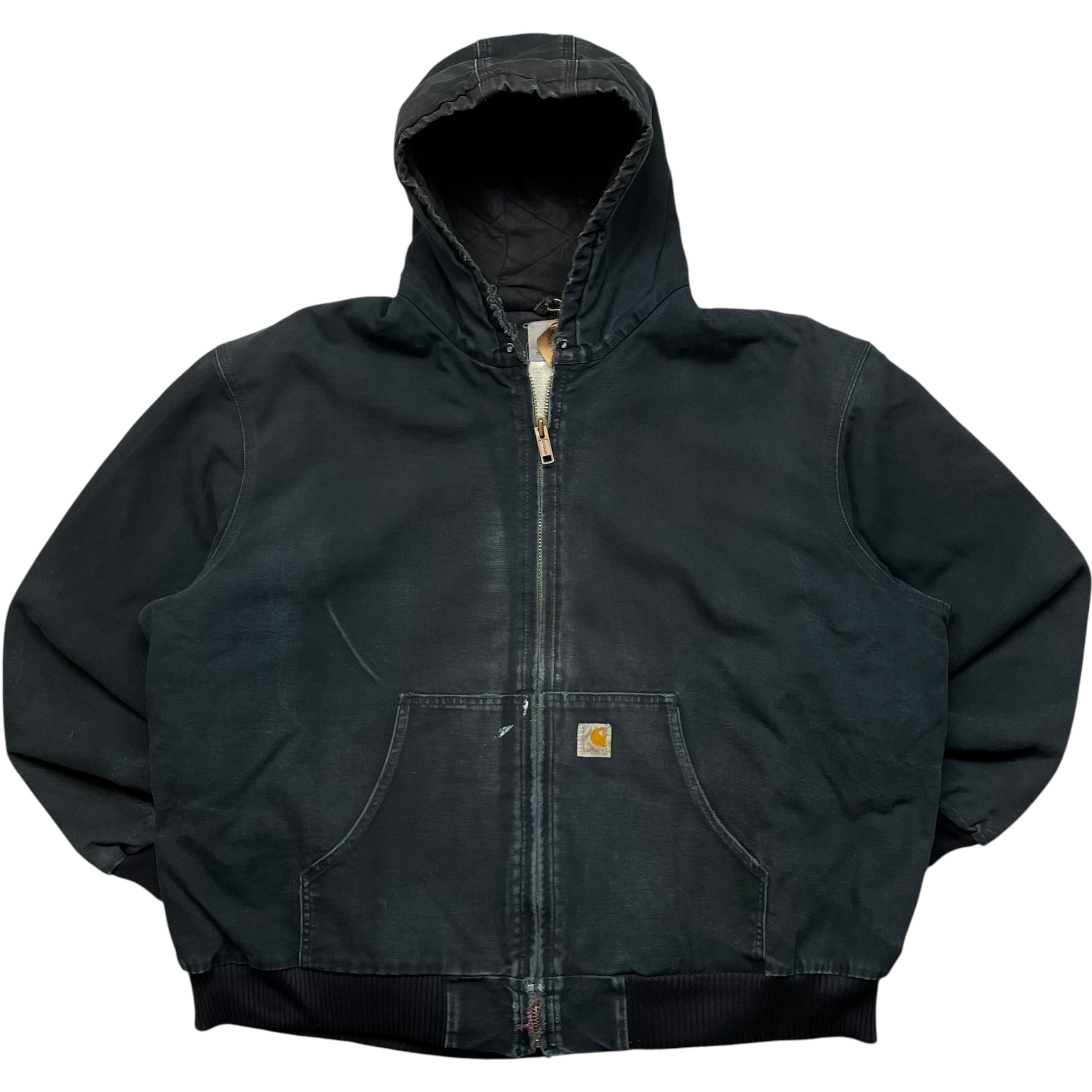 《XXXL》Carhartt カーハート ダックジャケット アクティブジャケット 裏地キルティング ブラック no.8937