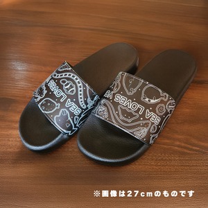 シーパラダイス-シャワーサンダル(ブラック-27cm)