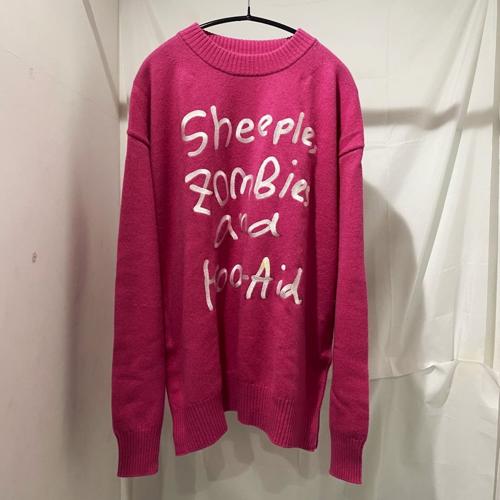 sacai×MADSAKI サカイ マサキ Embroidery Knit Pullover クルーネック 