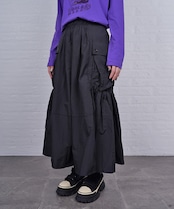 【直営限定ITEM】タフタカーゴフレアスカート CQ-47132H