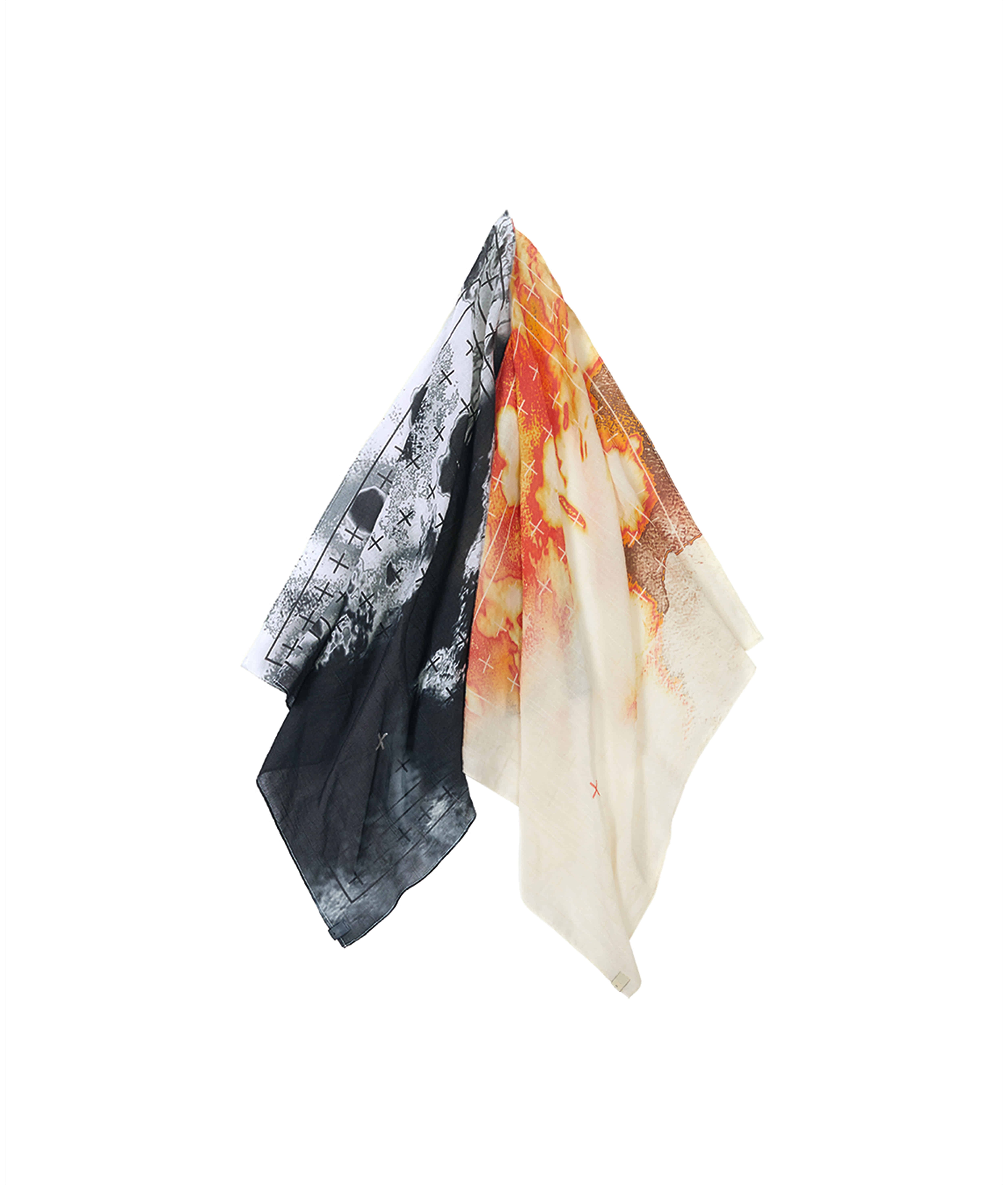 新品未使用 TIMEWORN CLOTHING BANDANA ORANGE XLIM] EP.7 01 SYNOPSIS BANDANA COLOR : IVORY / ORANGE 正規品 韓国