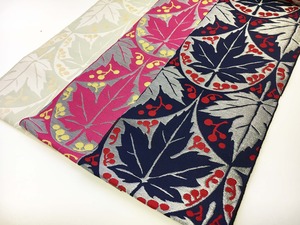 【デザイン選択用ページ】西陣織帯　カエデ（３色展開）