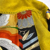 【kimonojk62】着物デニムジャケットKIMONO DENIM JACKET
