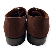 42ND ROYAL HIGHLAND フォーティセカンドロイヤルハイランド 切替 スエード レザー プレーントゥ シューズ 8 1/2 /ブラウン/革靴