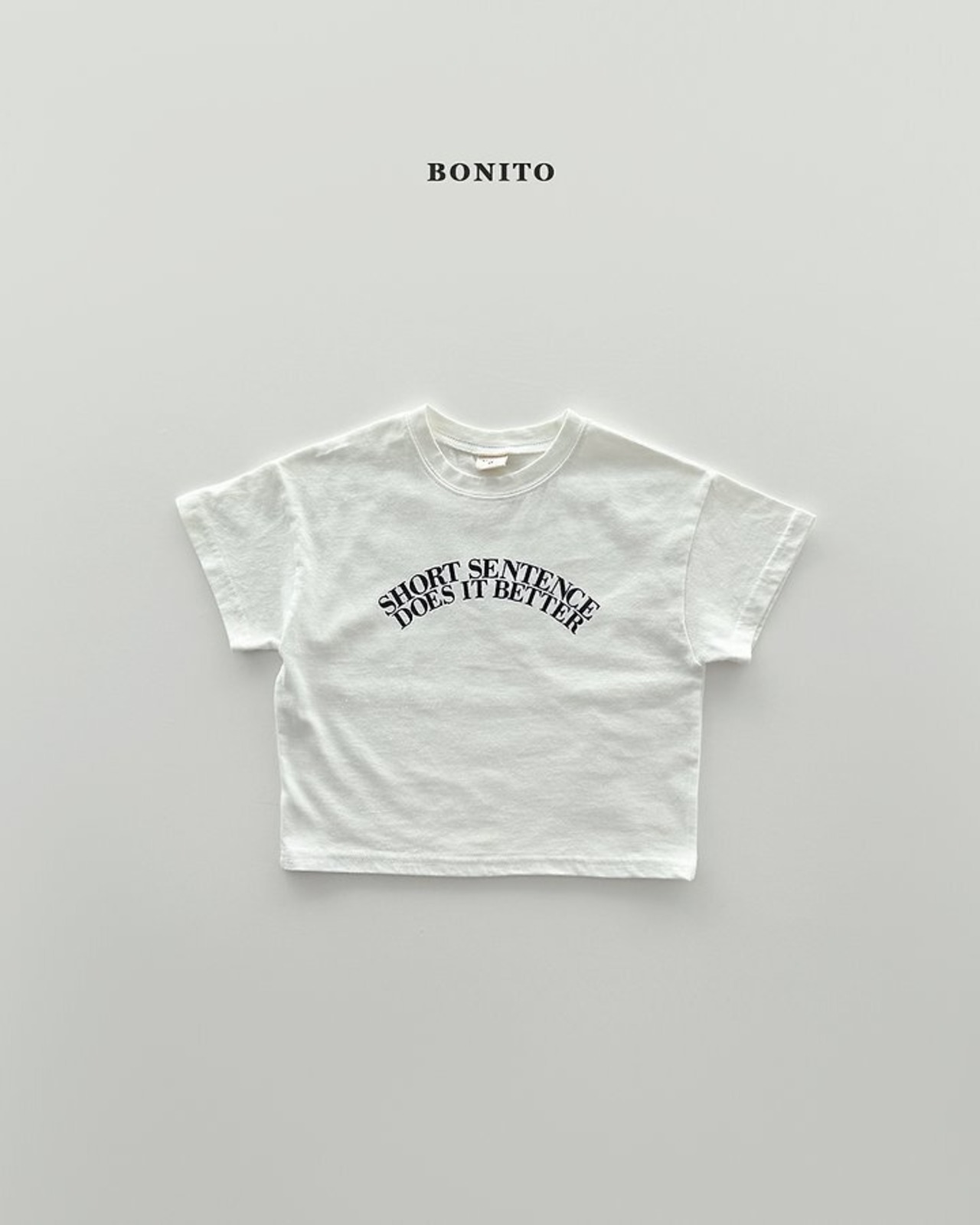 【取寄/韓国直送】BONITO 26/SM  センテンススリーブTシャツ｜夏服｜韓国子供服