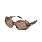 EVILACT eyewear " EAGLE " gray  marble / brown lens