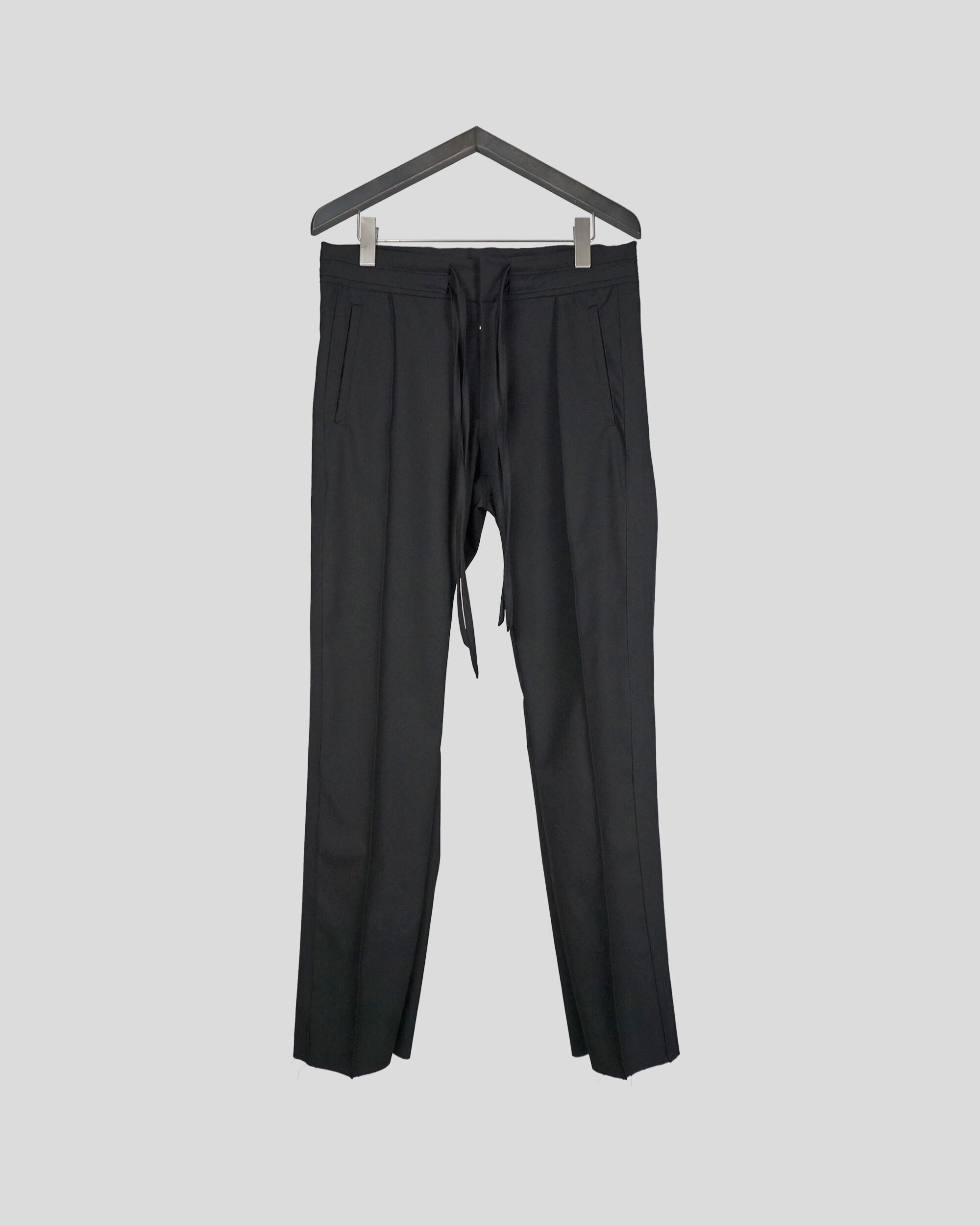 ASKYY / RIBBON CORD SLACKS / BLK | ASKYY TOKYO FLAGSHIP