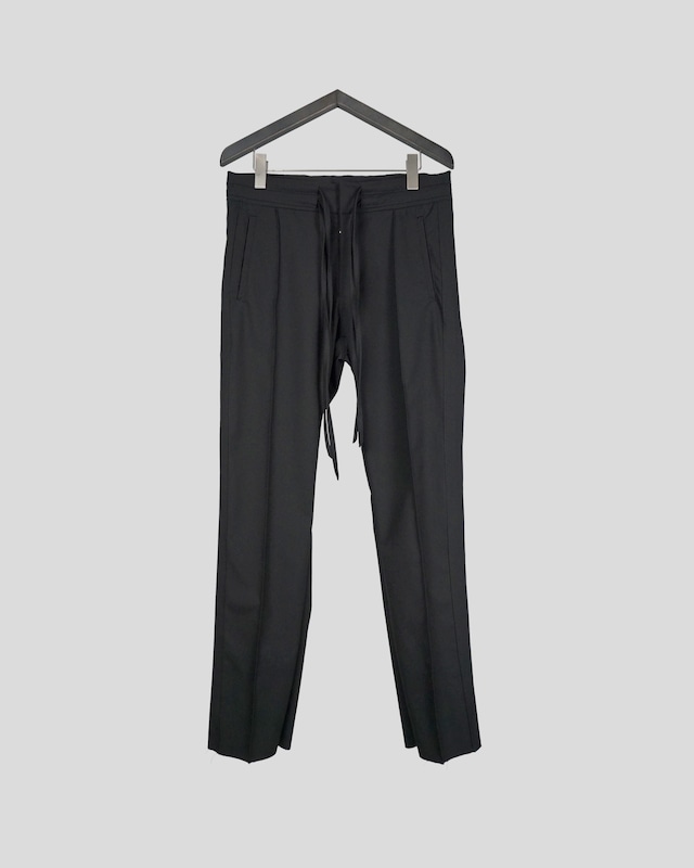 ASKYY / RIBBON CORD SLACKS / BLK