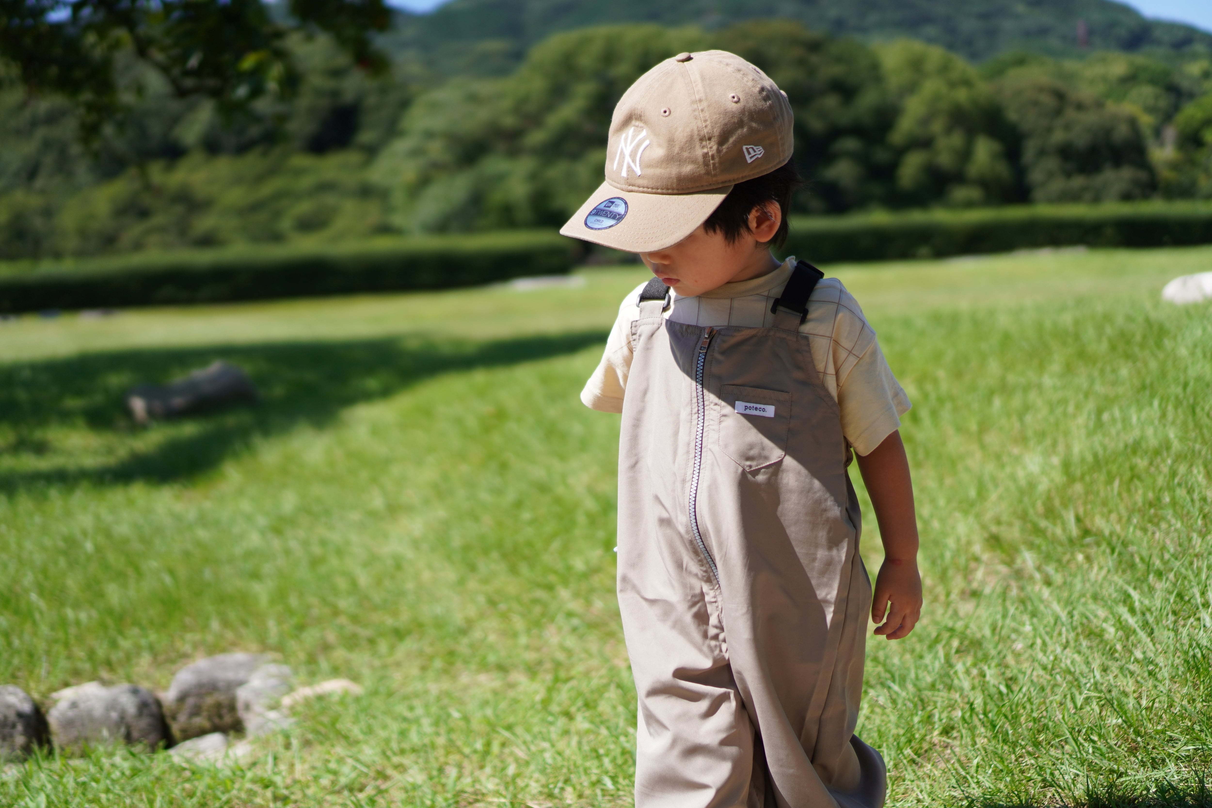 PLAYWEAR Overall ＆Purse (Color: Beige) | poteco.