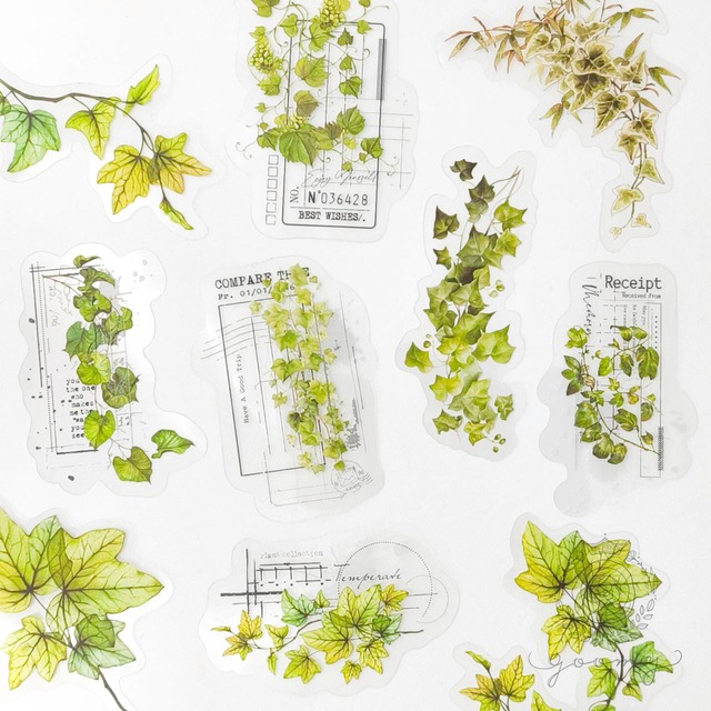 フレークシール Green Plant 2 <S1012>