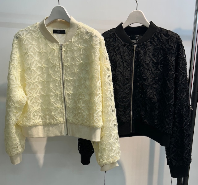 ★店頭受注販売限定★Mia Asterism（ミーア アステリズム）フラワーレースブルゾン【1611141】