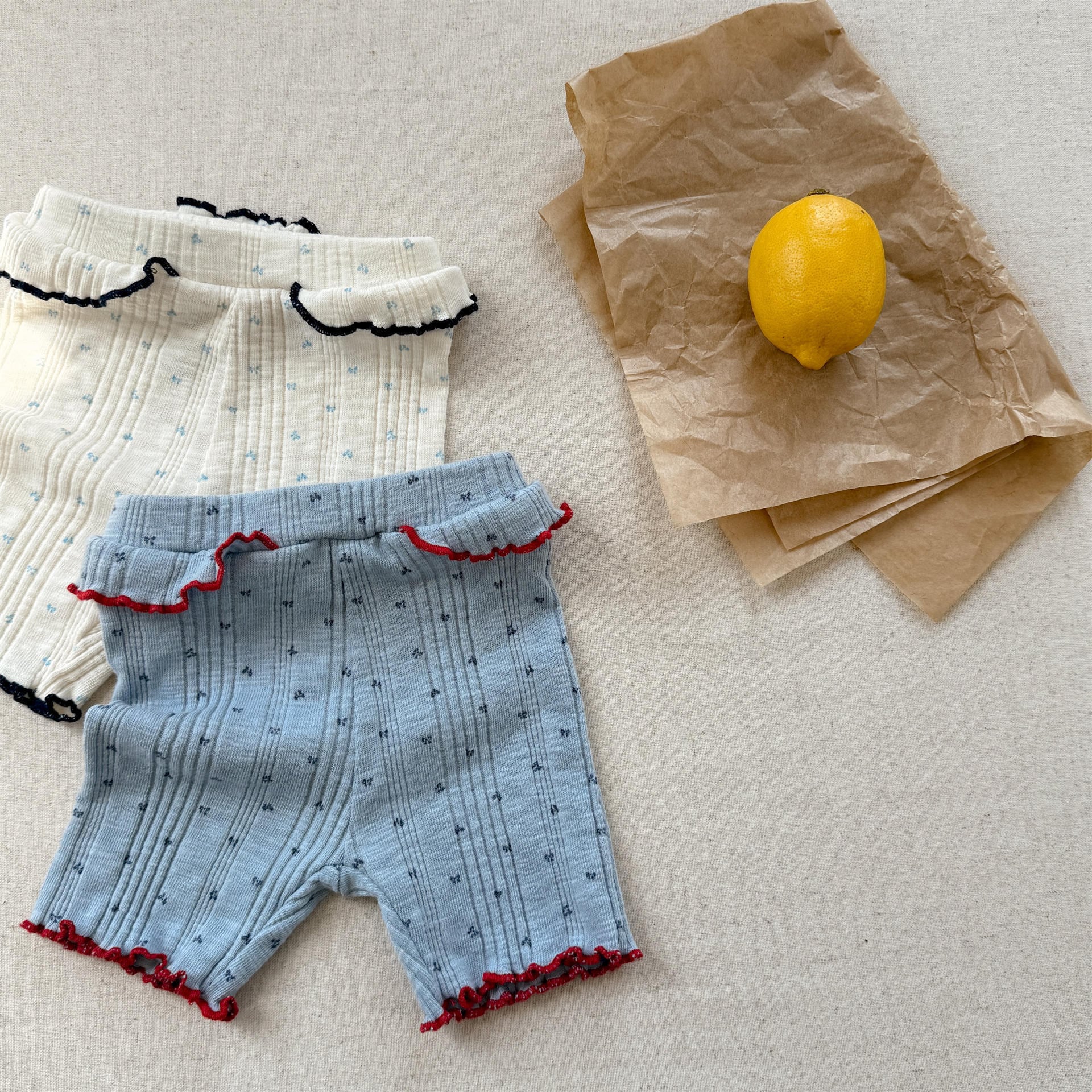 サイドフリルバイカーショーツ