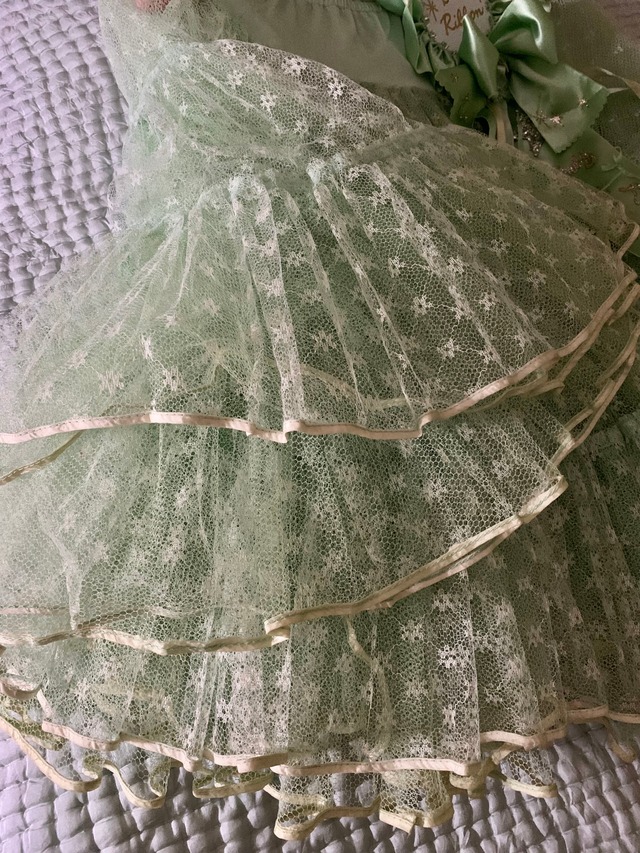 ヴィンテージペチコート ロゼット付 (211114)